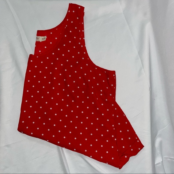 Faded Glory Red Polka dot Tank Top - Picture 6 of 6